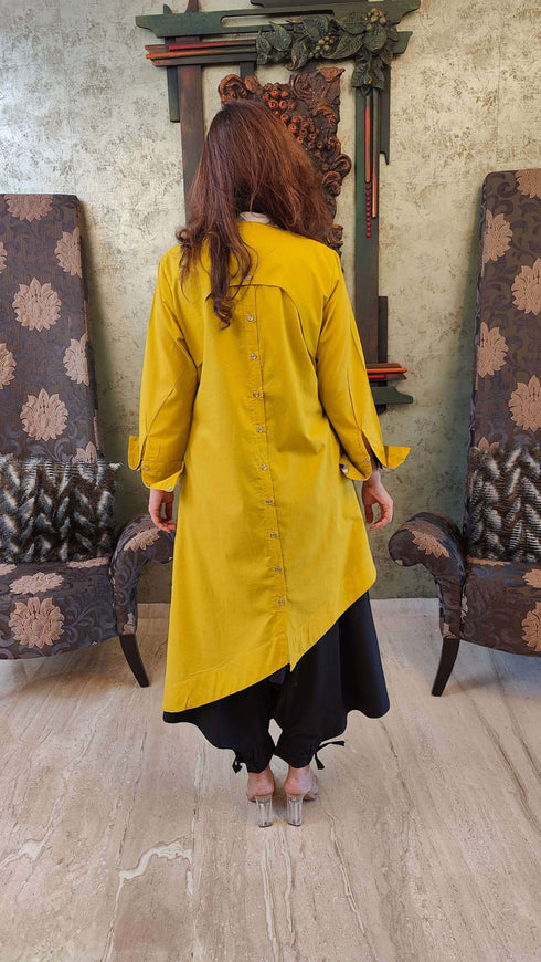 Black and Yellow Coord Set