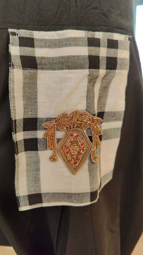 Black and Yellow Coord Set