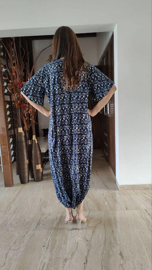 Blue Lagoon Tie Up Dress