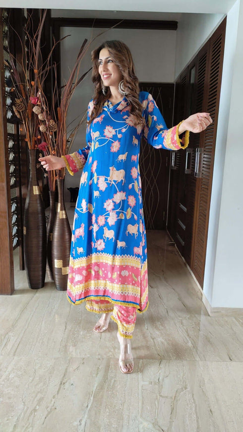 Blue Lotus Coord Set