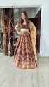 Brown Lehenga Set