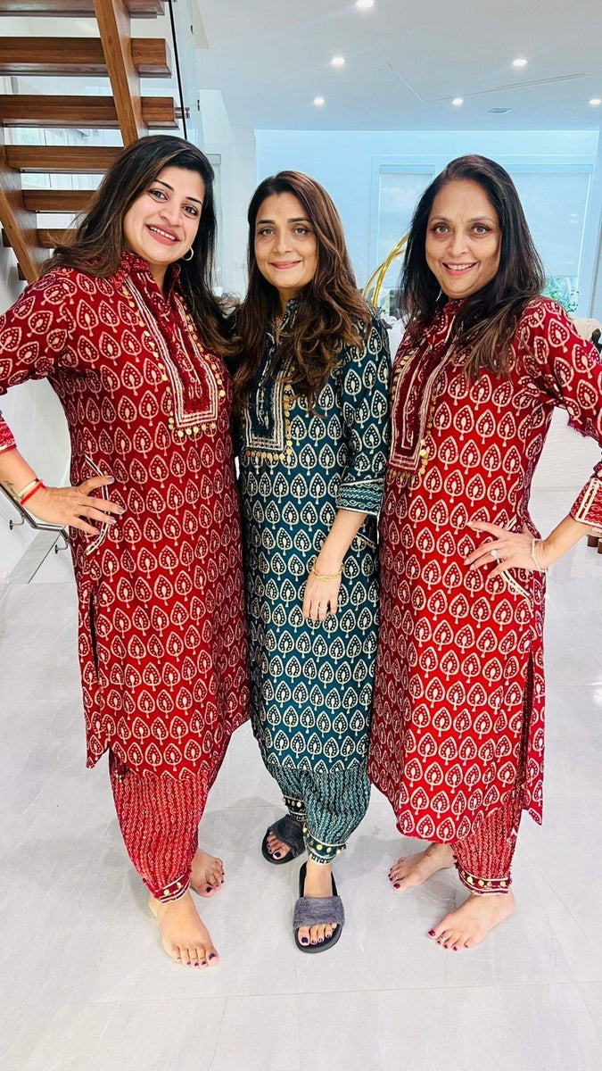 Lilac Pathani Set