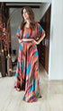 (@Debina Bonnerjee) Stripe Technicolour Coord Set