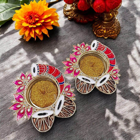 Dholak Shehnai Diya Set - Accessory