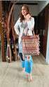 Earthy Mauve Banjara Handcrafted Embroidery Tote Bag