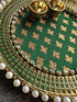 Emerald green Pooja Thali - Accessory