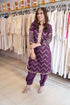 Festive Purple Pathani Set