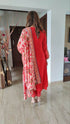 Festive Red Kurta Suit Set