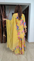 Floral Yellow Sharara Set