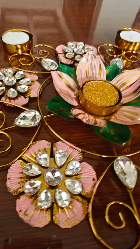 Flower Candle Set - Accessory