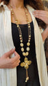 Flower Tassel Pendant Necklace