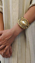 Golden Hand Cuff Bracelet