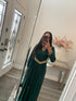 Green Kaftan Gown
