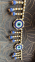 Handcrafted Blue Pearl Evil Eye Toran - Accessory
