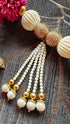 Handcrafted Pearl Pastel Pink Toran - Accessory