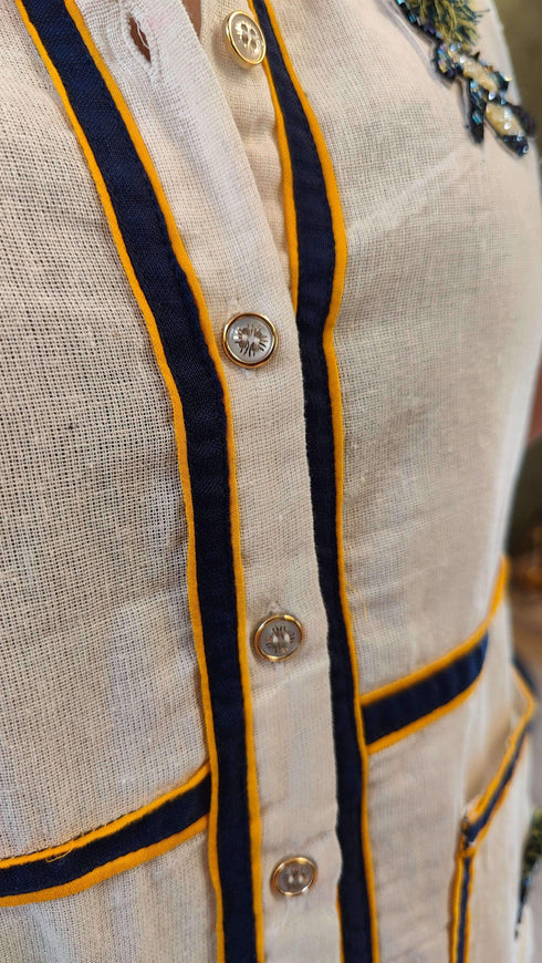 Honey Bee Off White Coord Set