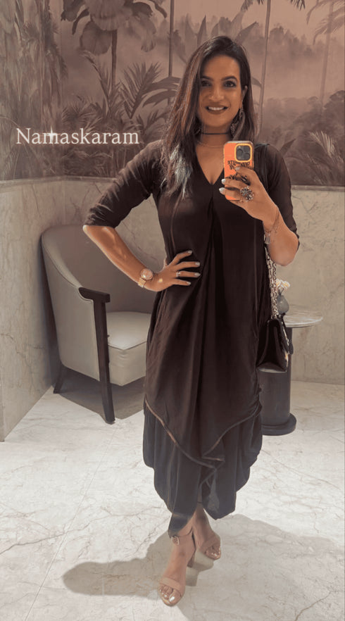 Brown Butterfly Dress