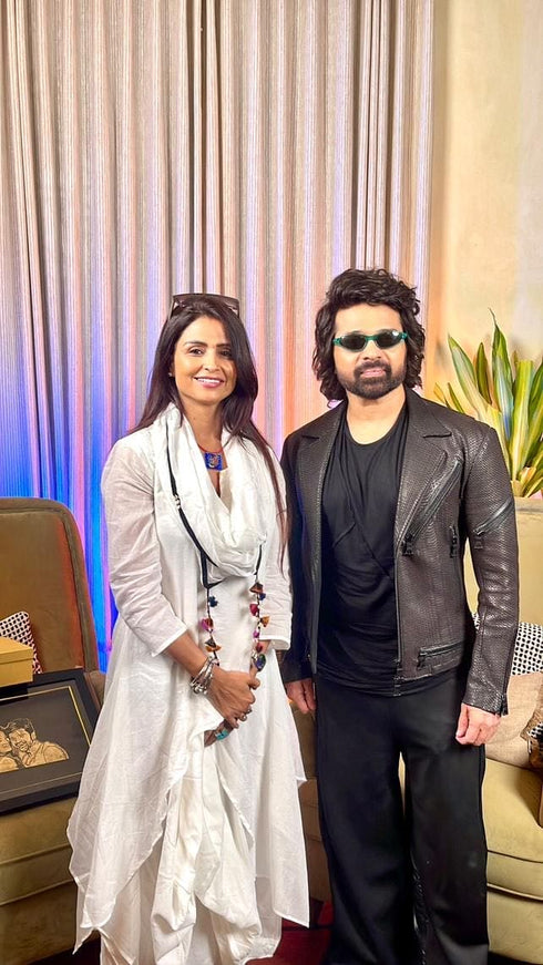 White Drape Dress with Scarf