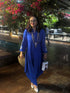 (@DivyankaTripathi) Royal Blue Embroidery Jumpsuit