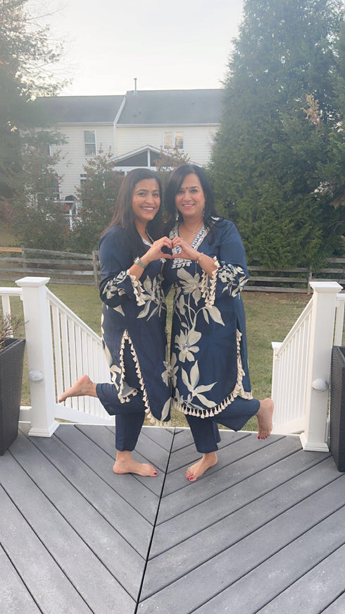 Lily Blue Kurta Coord Set