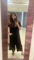 Black 3 Piece Coord Set - Neckpiece included - Top