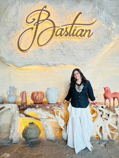 Sarvagun Sampann Off White Dhoti Pant Set