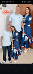 Blue Dhoti Skirt Dress