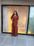 Rust Brown Knot Coord Set