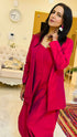 Beetroot Pink Jumpsuit with Jacket