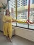 Yellow Jumpsuit Jacket Set