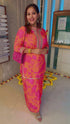 Punjabi Pink Dhoti Kurta Set