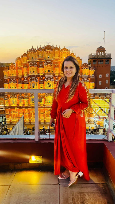 Orange Stallion Gown