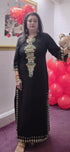 Party Black Kaftan Dress