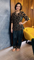 Green Velvet Cutwork 3 Piece Farshi Set