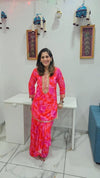 Punjabi Pink Dhoti Kurta Set