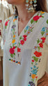 Flower Off White Kurta Set