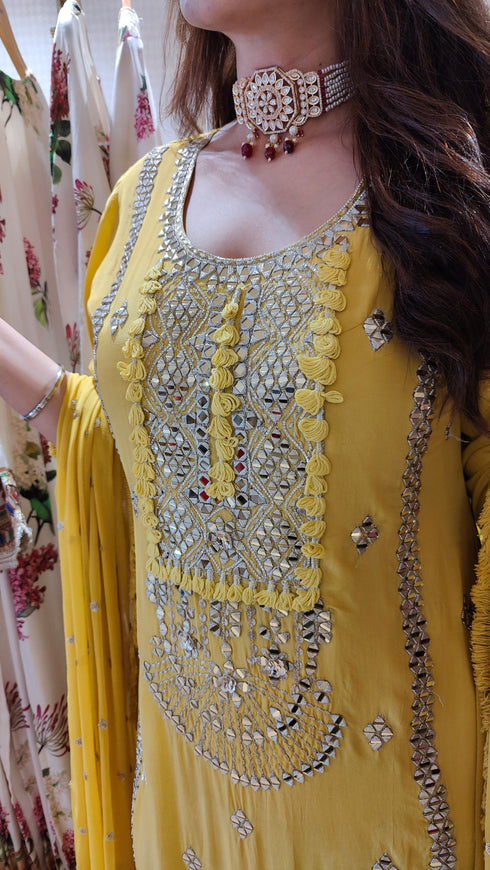 Yellow Mirror - Dupatta