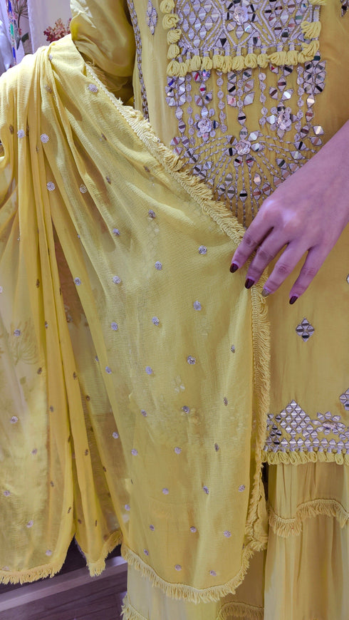 Yellow Mirror - Dupatta
