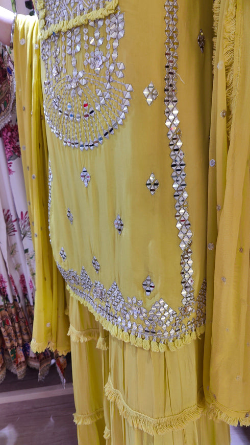 Yellow Mirror - Dupatta