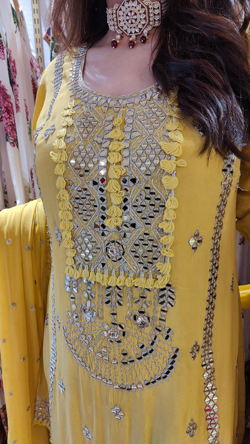 Yellow Mirror - Dupatta