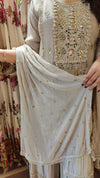 Champagne Grey Mirror - Duppatta - view 9