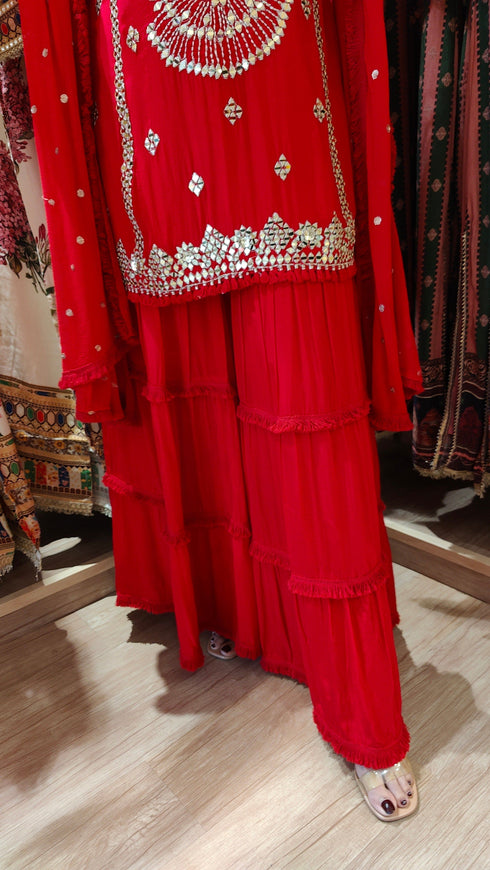 Red Mirror - Dupatta