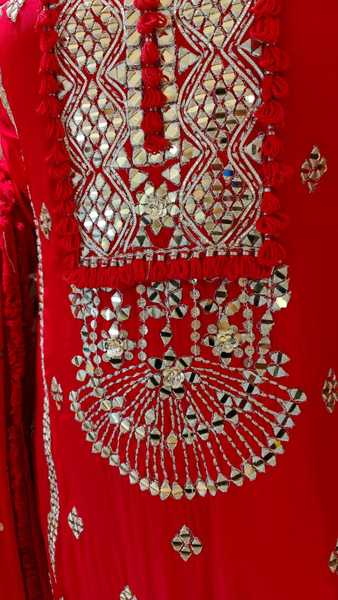 Red Mirror - Dupatta