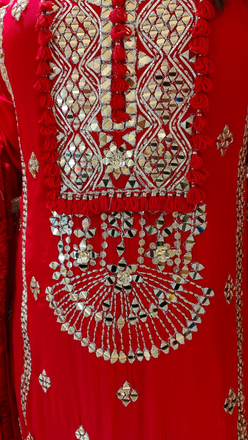 Red Mirror - Dupatta