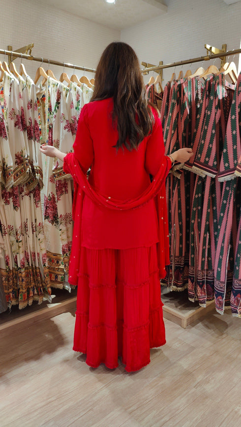 Red Mirror - Dupatta