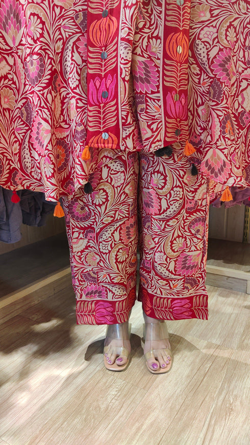 Red Butterfly Coord Set