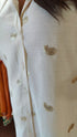 White Sequin Butti Coord Set