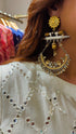 Off White and Pink Rose Kaftan Dress