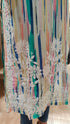 Multicolor Hand Embroidered Chikankari Kurta