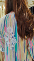 Multicolor Hand Embroidered Chikankari Kurta